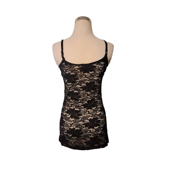 Dots Black Lace Cami Top Size S - Picture 3 of 6